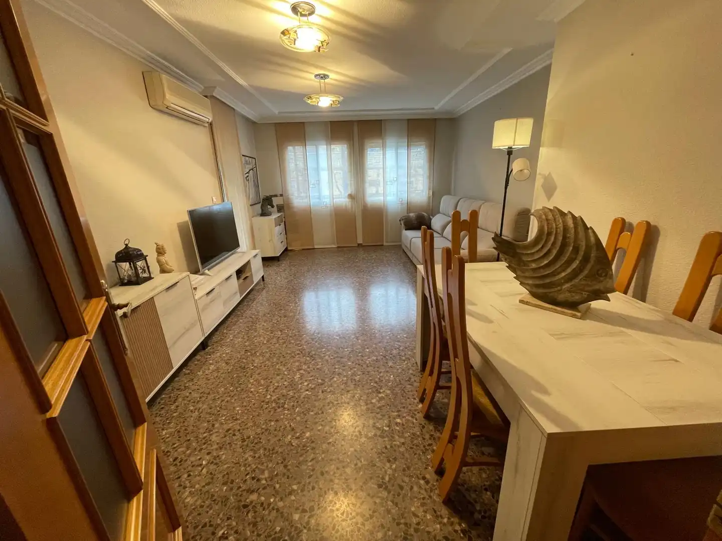 Sala d'estar de Pis en venda en Manises amb Aire condicionat, Terrassa i Balcó