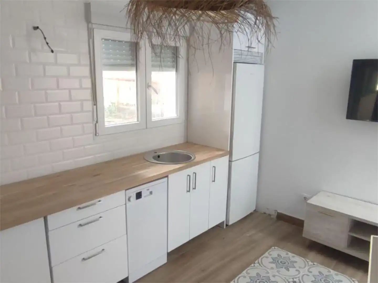 Cocina de Piso de alquiler en Tarifa con Aire acondicionado, Jardín privado y Amueblado