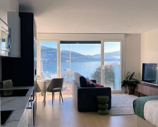 Sala d'estar de Estudi per a compartir en Moaña amb Aire condicionat i Terrassa