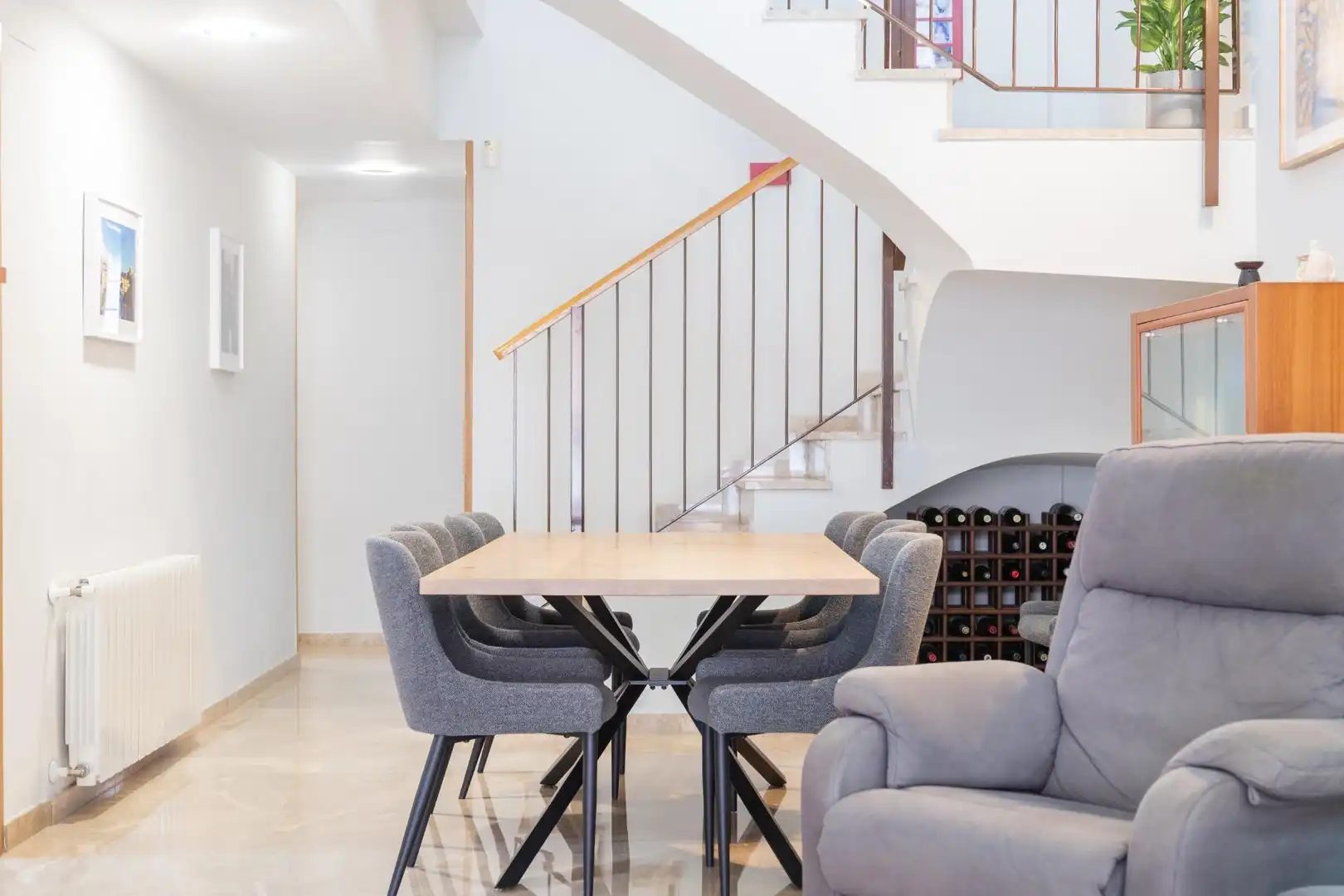 Esszimmer von Dachboden zum Verkauf in Foios mit Klimaanlage, Heizung und Terrasse