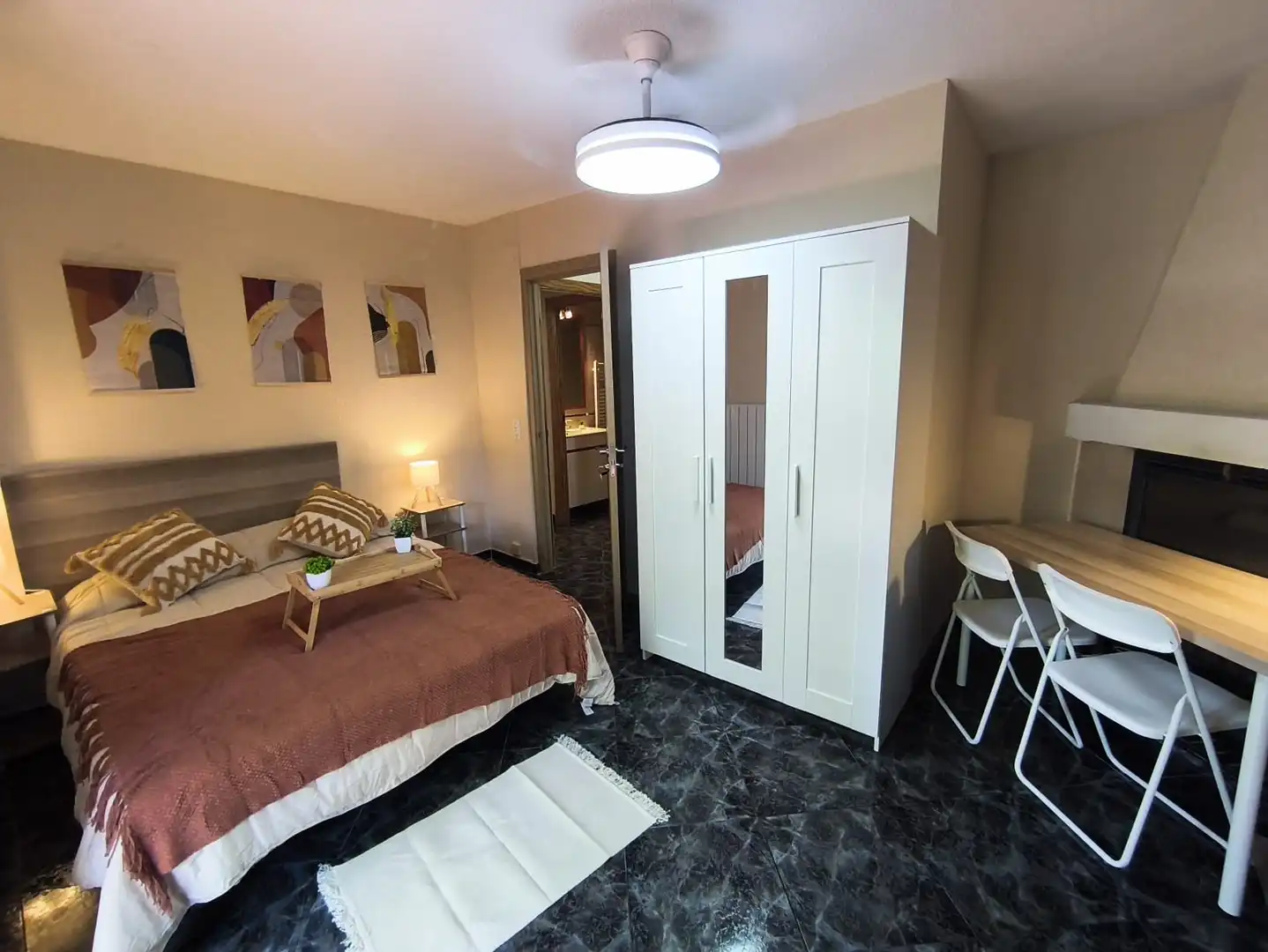 Bedroom of Flat for share in Collado Villalba  with Heating, Terrace and Furnished