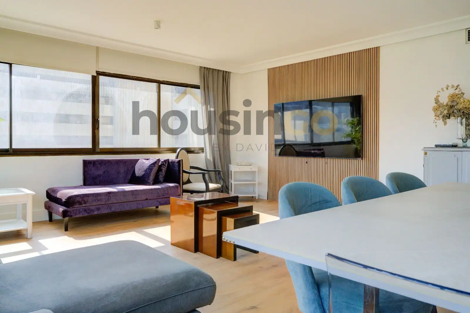 Sala de estar de Piso de alquiler en Madrid con Aire acondicionado, Calefacción y Amueblado