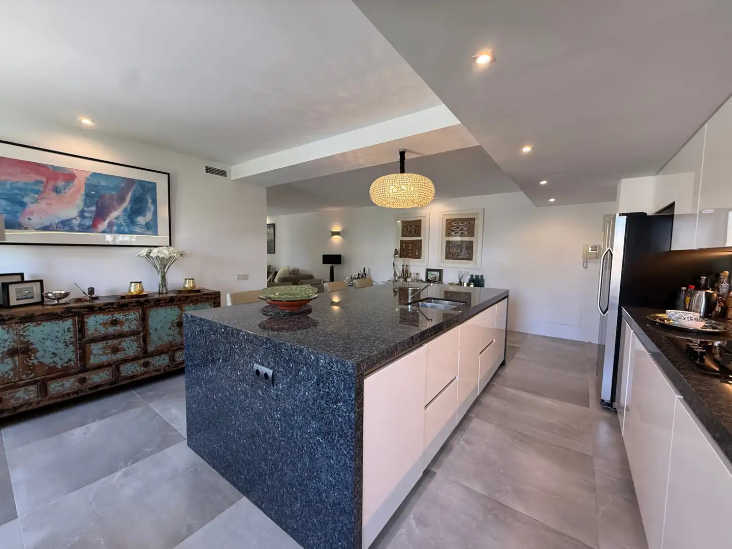 Cuina de Apartament en venda en Eivissa amb Aire condicionat, Terrassa i Piscina