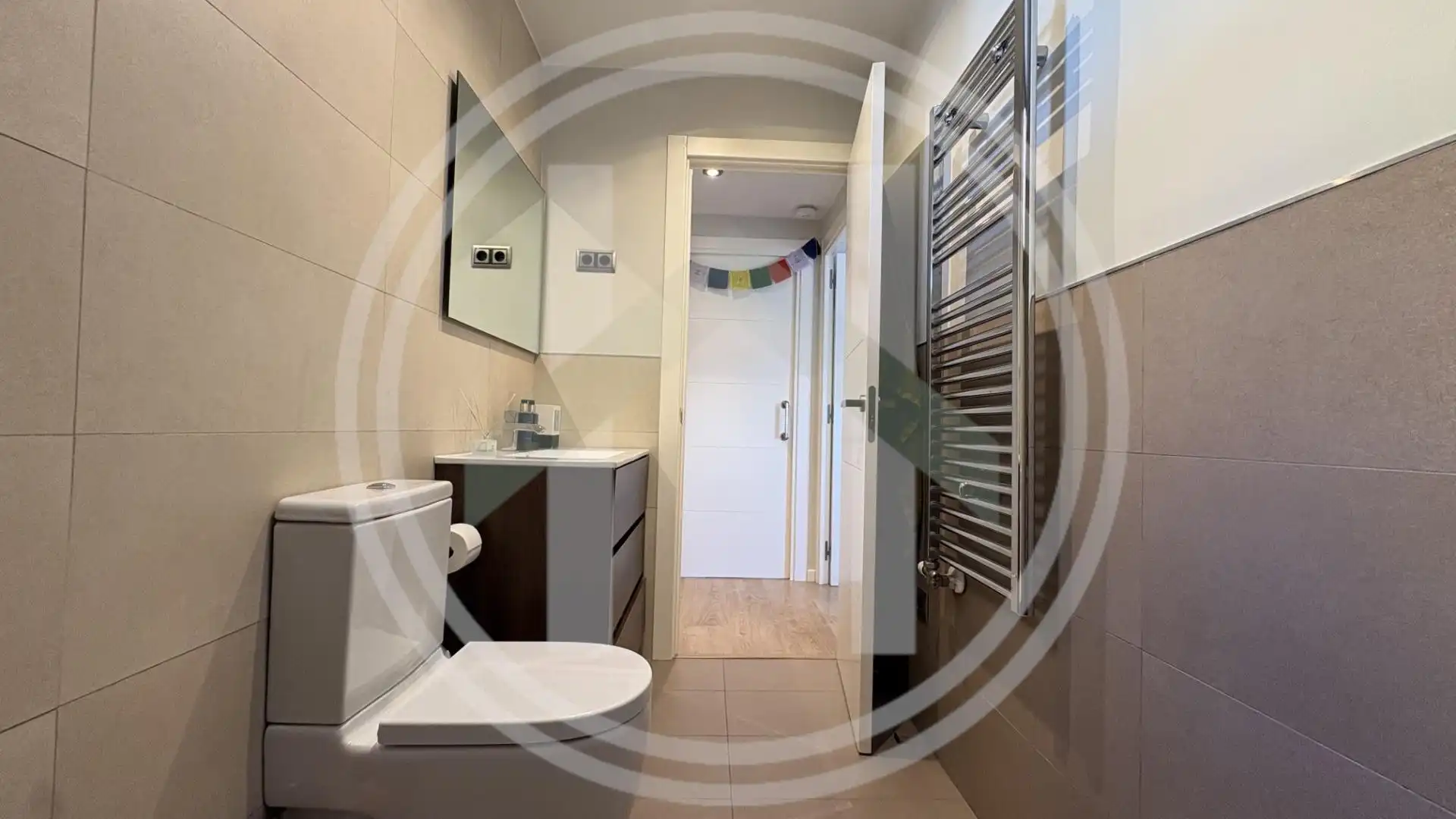 Bathroom of Flat for sale in Granollers  with Heating, Parquet flooring and Balcony