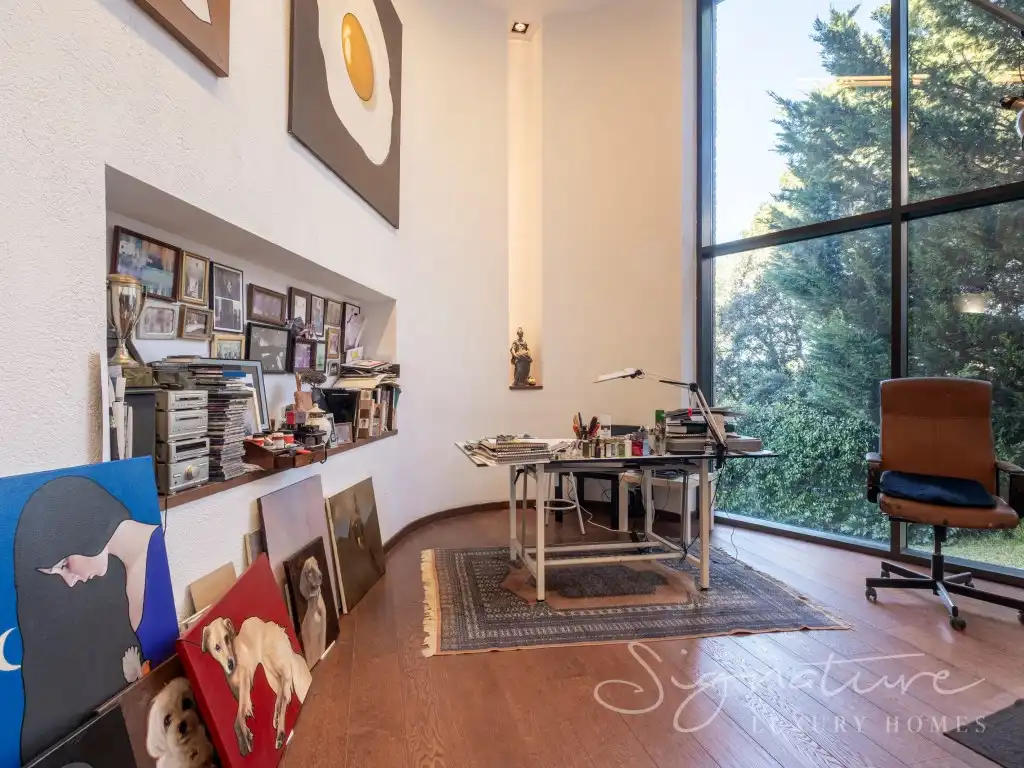 Sala d'estar de Casa o xalet en venda en Sant Cugat del Vallès amb Aire condicionat, Calefacció i Terrassa