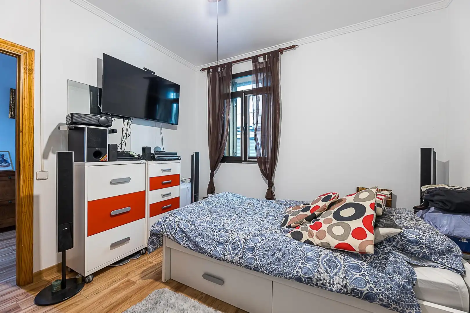 Schlafzimmer von Erdgeschoss zum Verkauf in  Palma de Mallorca mit Klimaanlage, Terrasse und Abstellraum