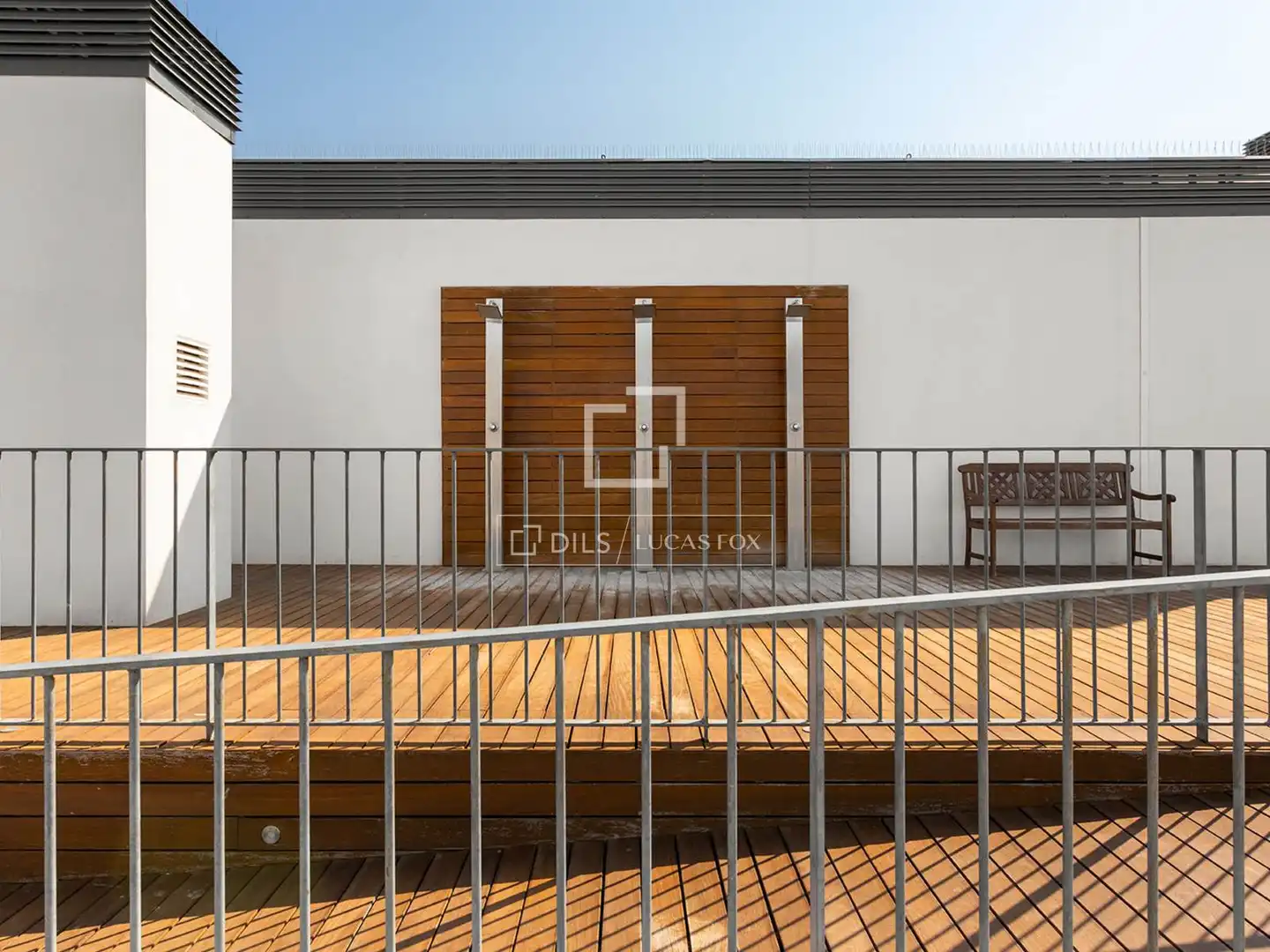 Terrace of Flat for rent in Barcelona  with Air Conditioner, Heating and Parquet flooring