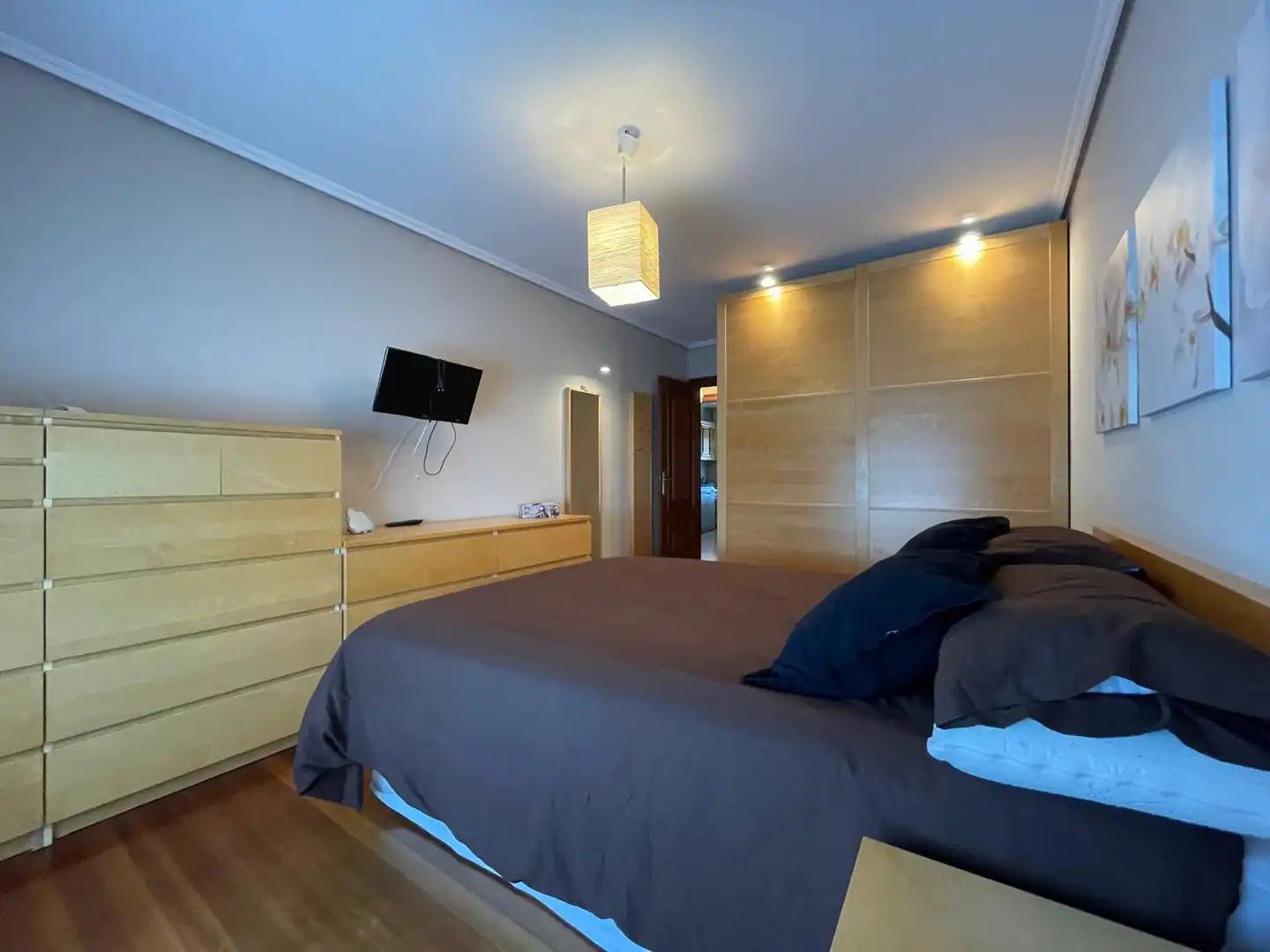 Bedroom of Flat for sale in Ferrol  with Heating, Storage room and Furnished