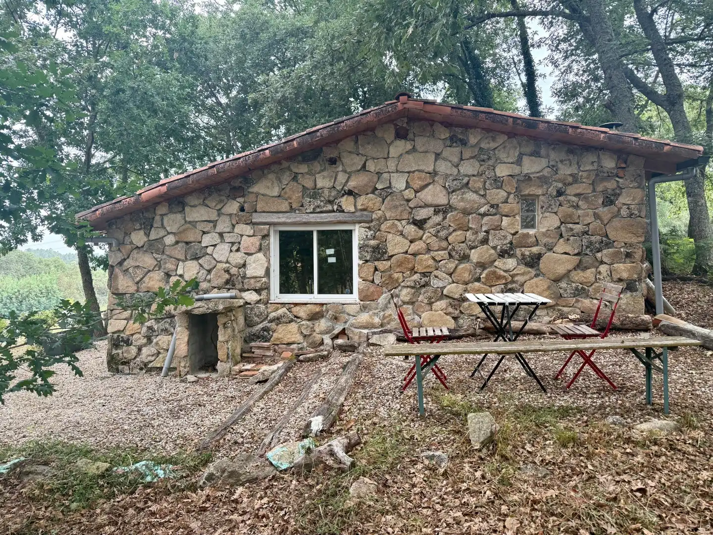 Vista exterior de Casa o chalet en venta en Sober con Jardín privado, Piscina y Amueblado