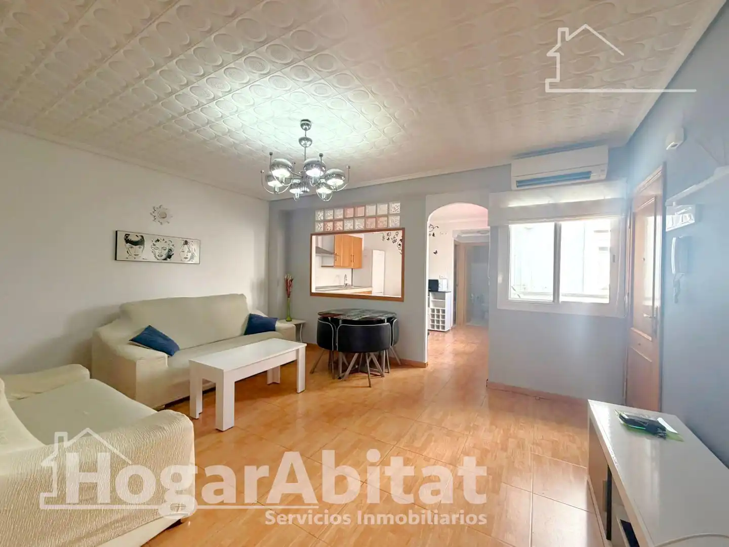 Sala d'estar de Pis en venda en Sagunto / Sagunt amb Aire condicionat i Balcó