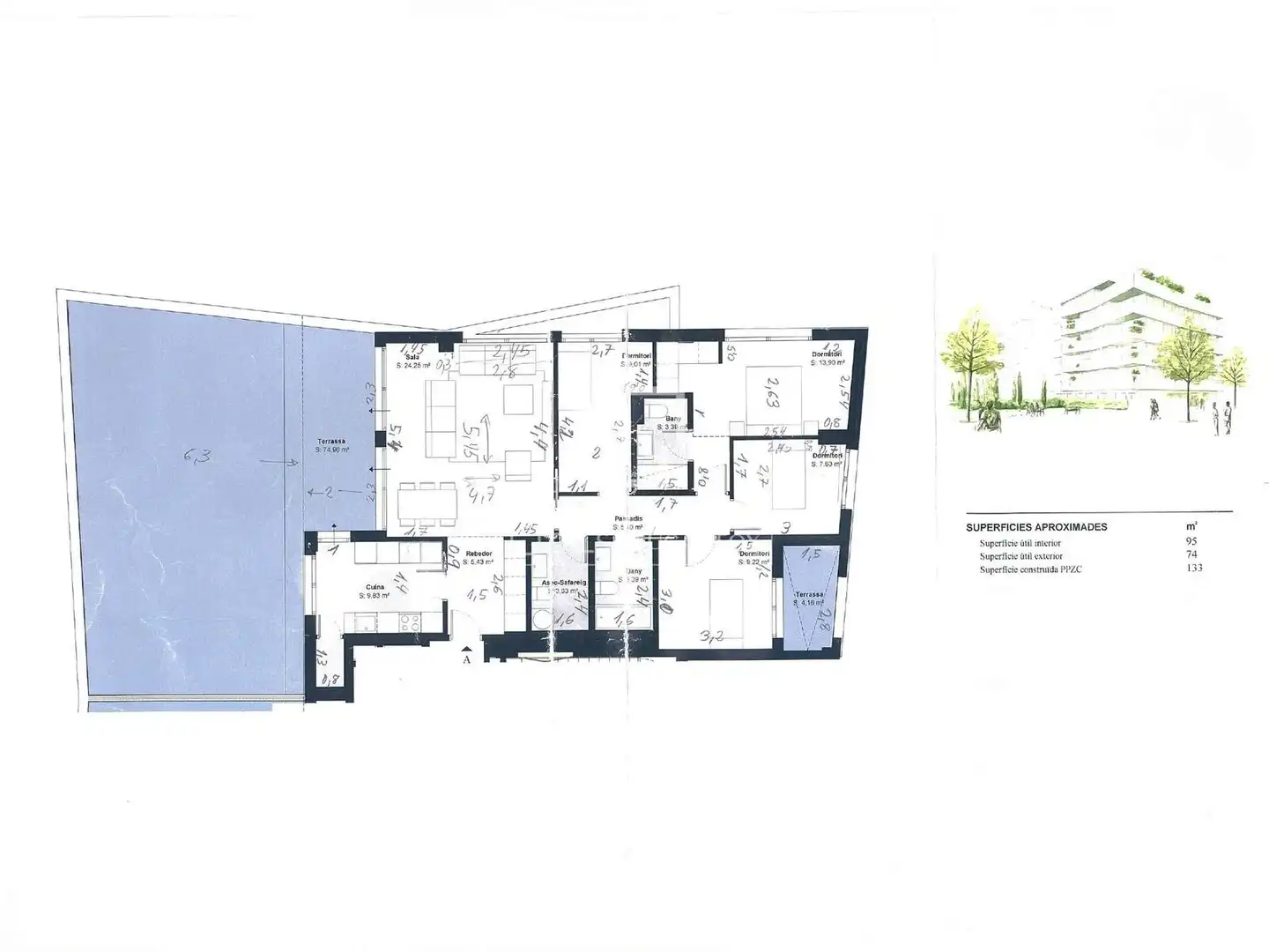 Penthouse with lift for sale in Barri del Mar, imagen 40