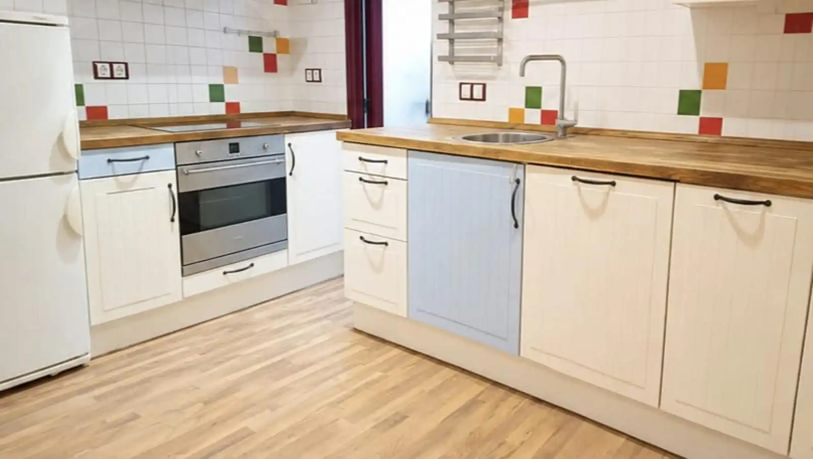 Kitchen of Flat for sale in Sabadell  with Air Conditioner and Heating