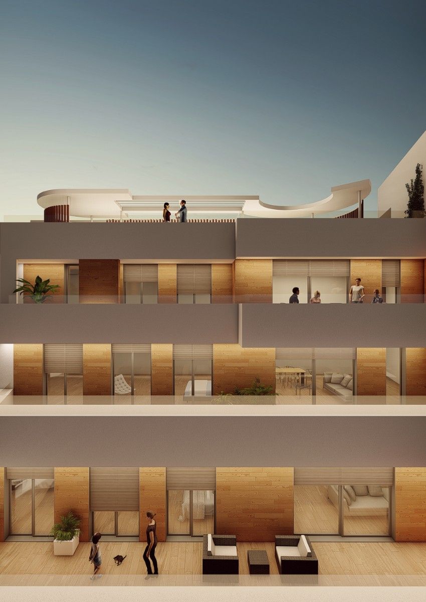 Exterior view of Flat for sale in Águilas  with Air Conditioner, Terrace and Storage room