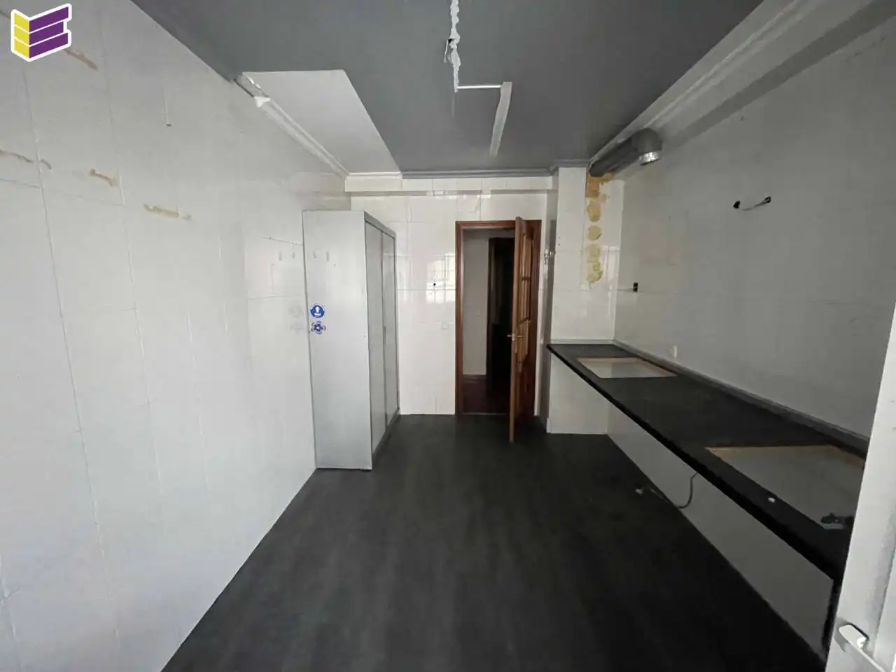 Kitchen of Flat for sale in Vigo   with Heating, Parquet flooring and Terrace