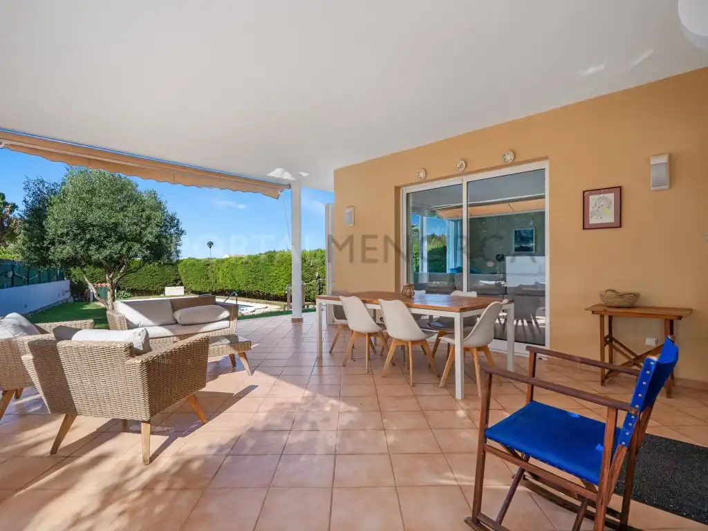 Terrassa de Casa o xalet en venda en Ciutadella de Menorca amb Piscina