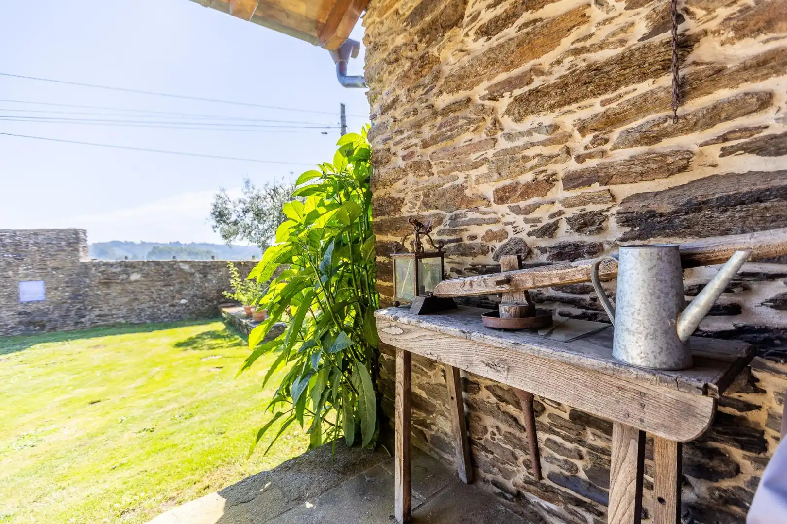 Terraza de Casa o chalet en venta en O Pino  con Calefacción, Jardín privado y Terraza