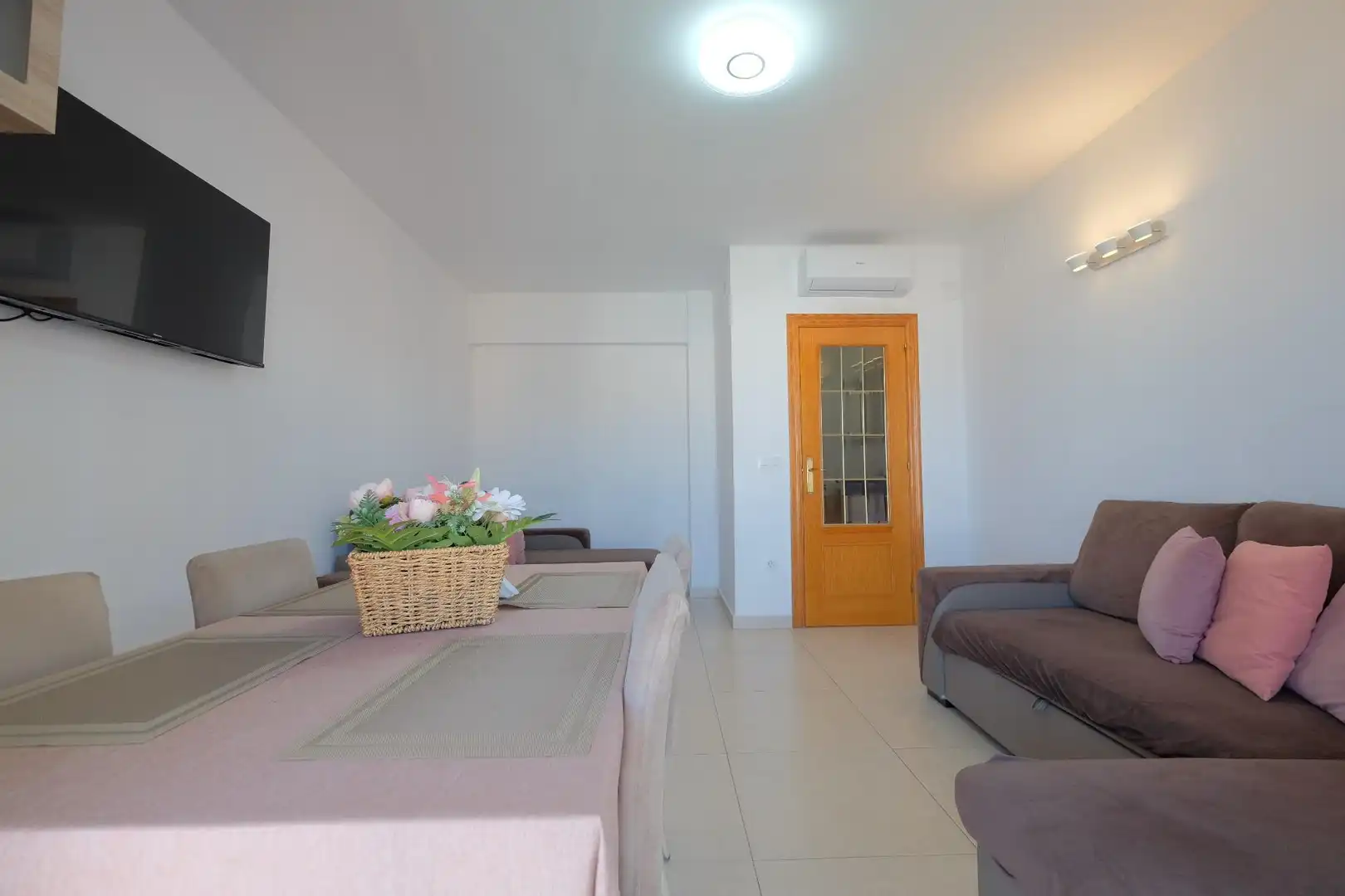 Sala de estar de Apartamento en venta en Calpe / Calp con Terraza y Amueblado