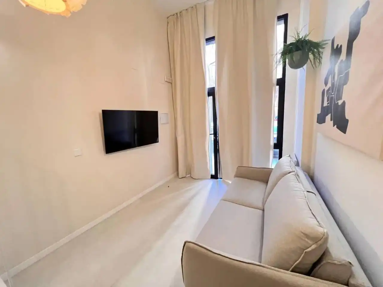 Wohnzimmer von Wohnung zum Verkauf in L'Hospitalet de Llobregat mit Klimaanlage, Heizung und Parkett
