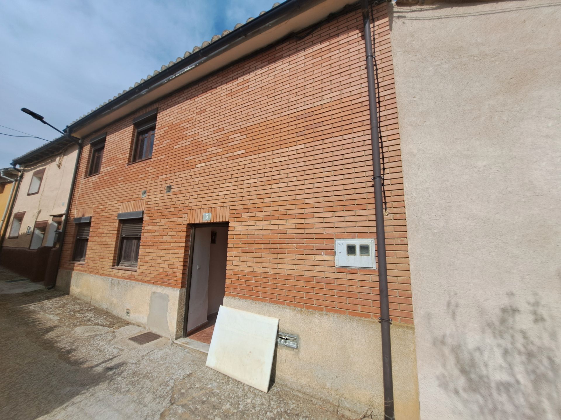 Vista exterior de Casa o xalet en venda en Villacid de Campos amb Jardí privat i Traster