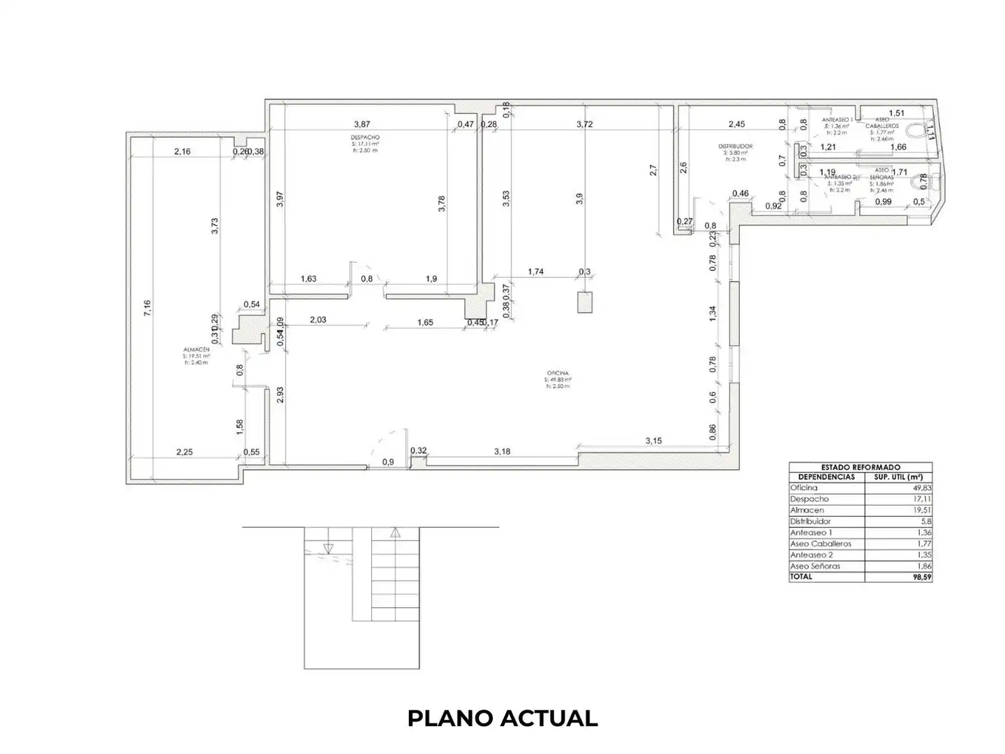 Büro zum Verkauf in Tetuán