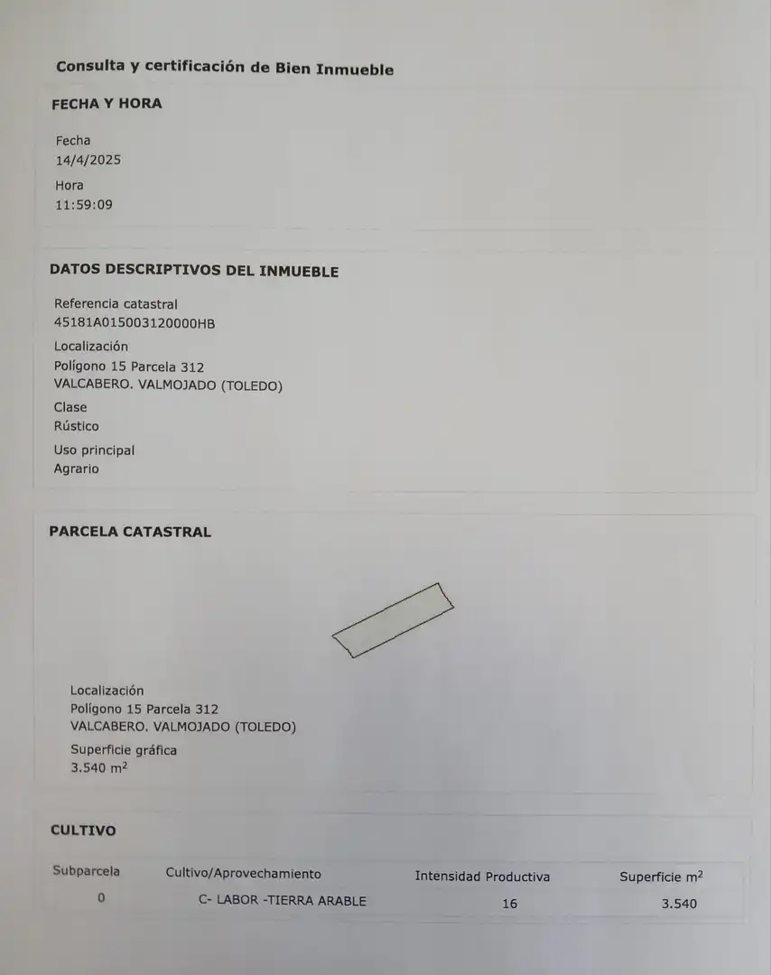 Rustikales Grundstück zum Verkauf in Valmojado, imagen 3