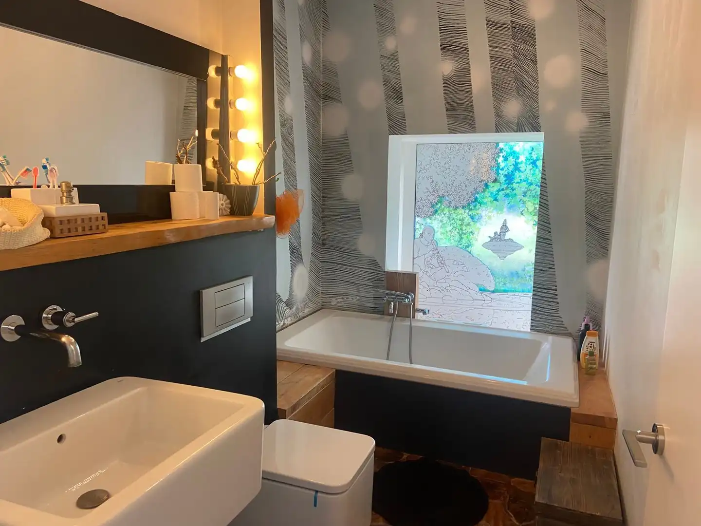 Baño de Casa o chalet en venta en Almagro con Aire acondicionado, Calefacción y Jardín privado