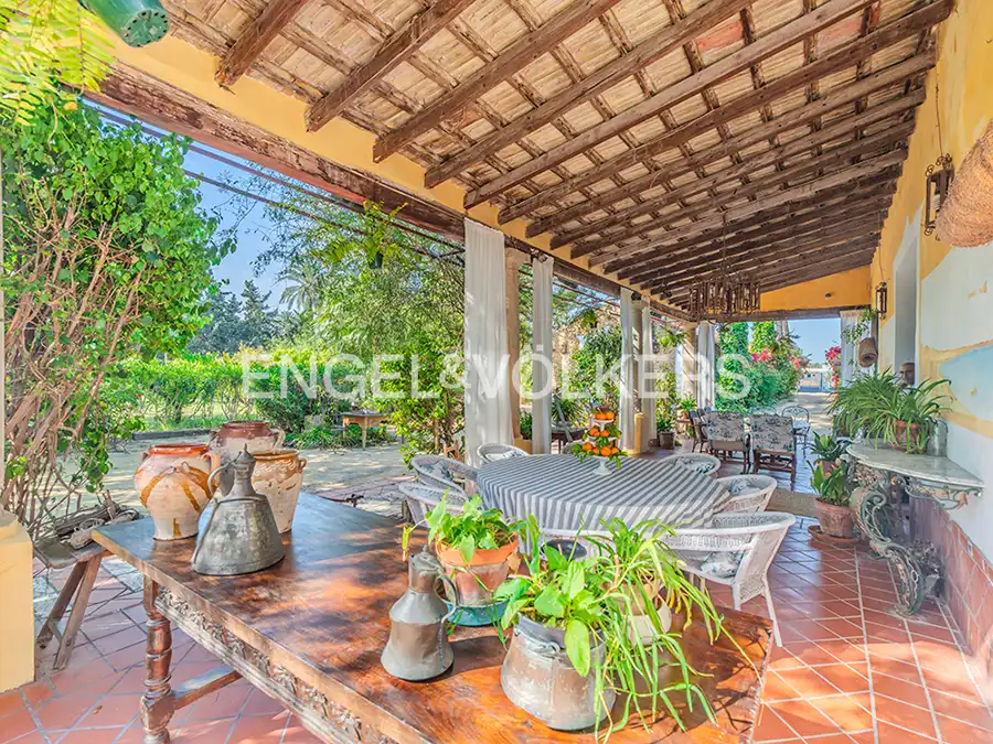 Terrassa de Casa o xalet en venda en Elche / Elx amb Calefacció, Jardí privat i Terrassa