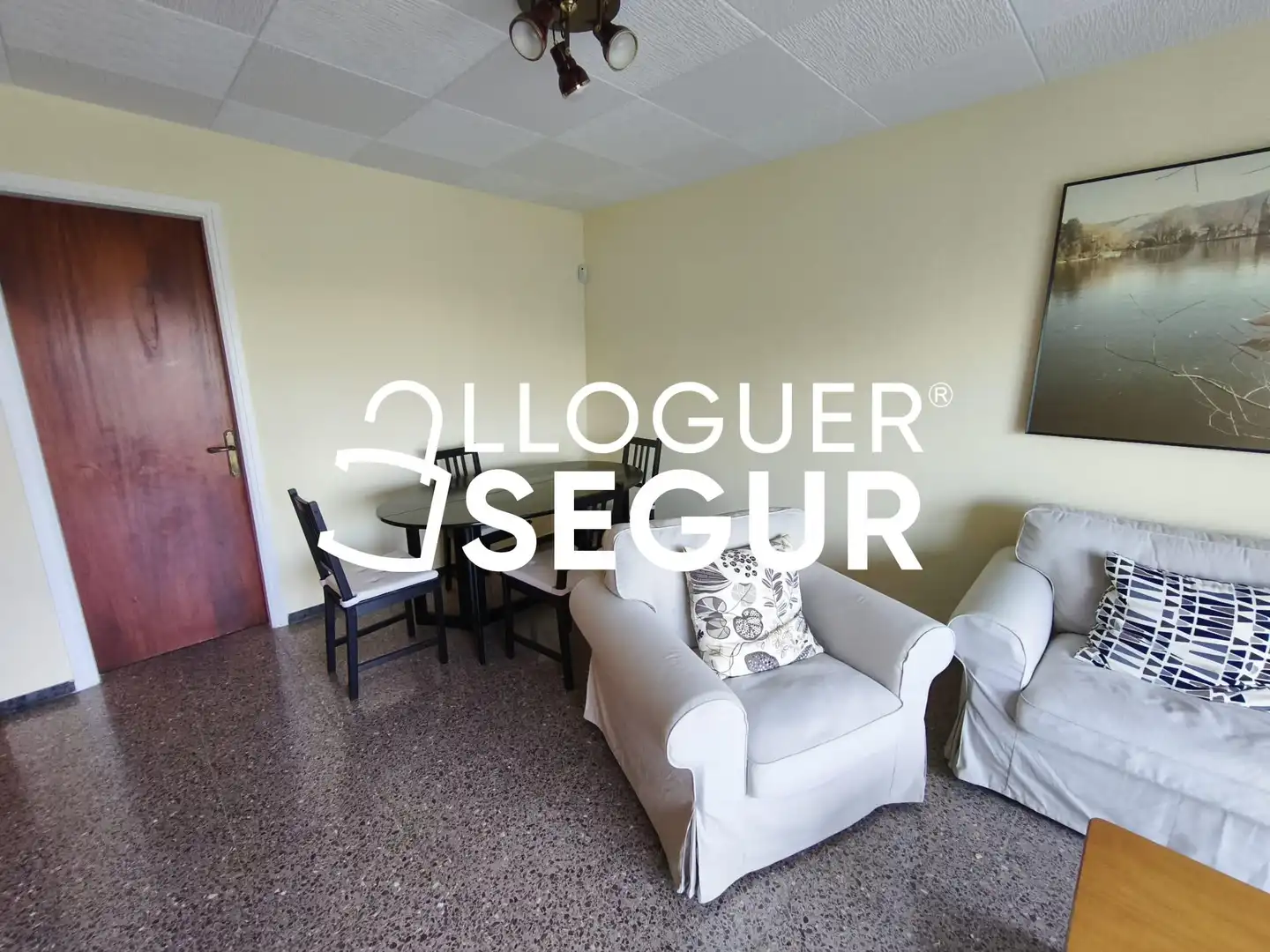 Sala de estar de Piso de alquiler en Pineda de Mar con Terraza y Amueblado