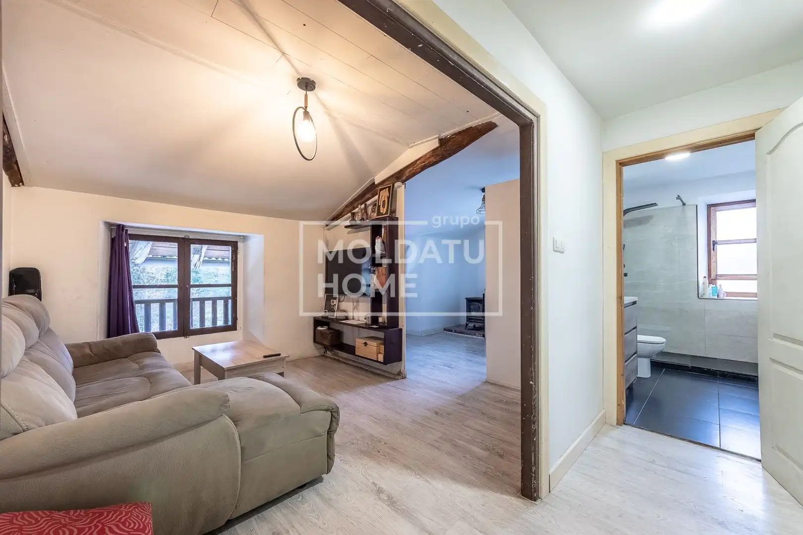 Sala de estar de Piso en venta en Orozko con Calefacción