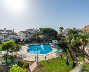 Garden of Attic for sale in Marbella  with Air Conditioner, Terrace and Swimming Pool