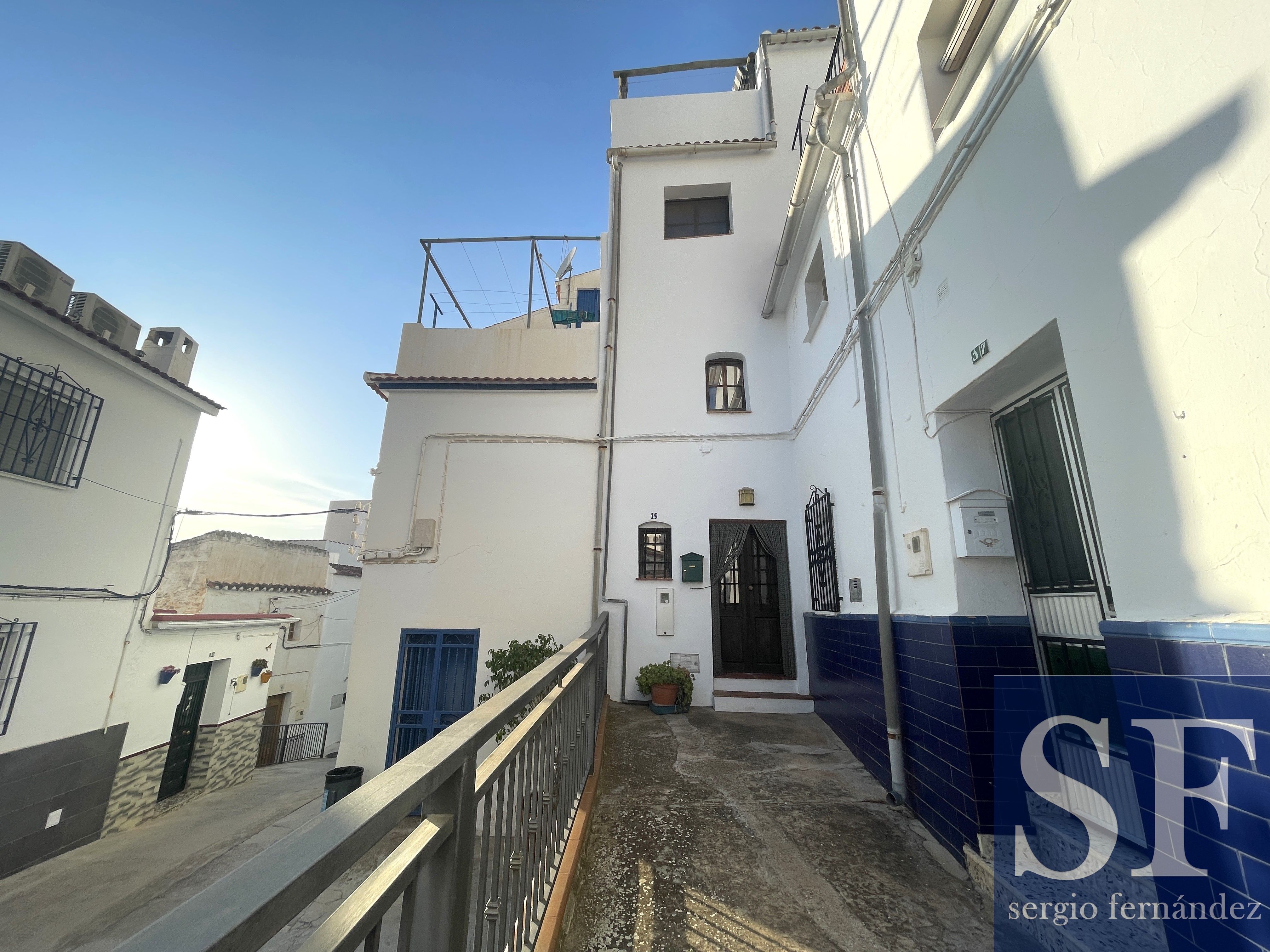 Exterior view of Single-family semi-detached for sale in Canillas de Albaida