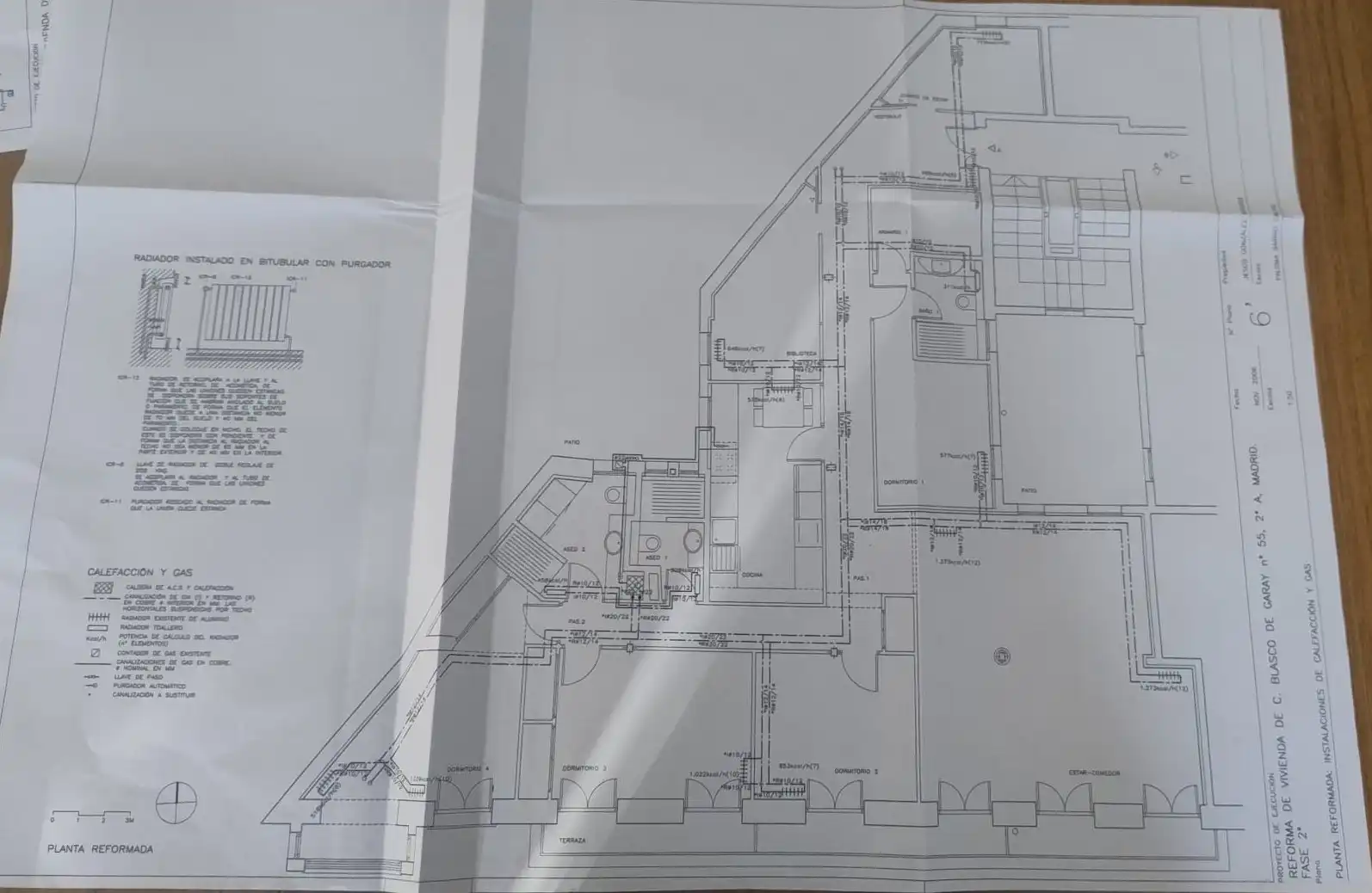 Wohnung zum Verkauf in Madrid mit Terrasse, Möbliert und Ofen