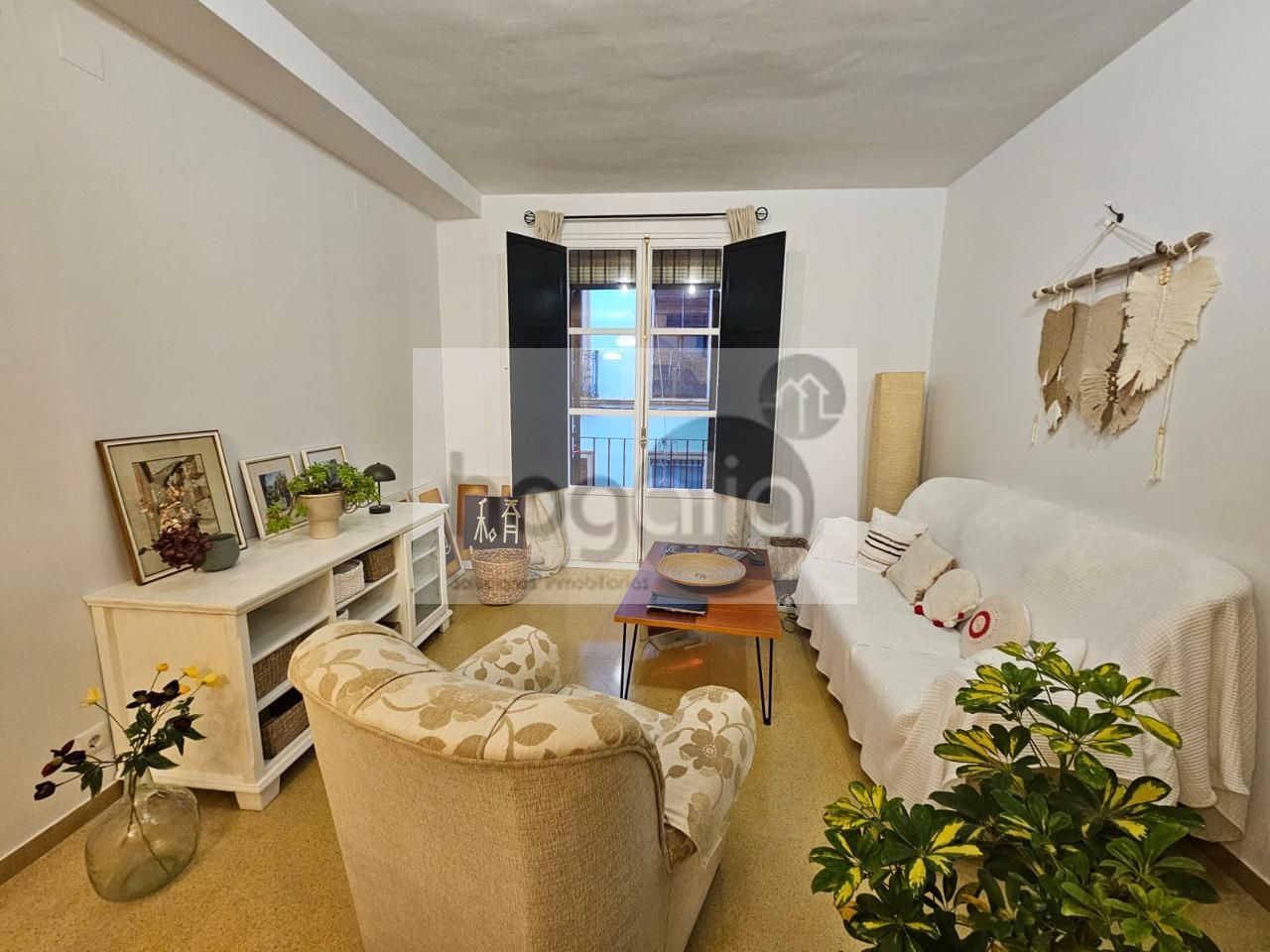 Sala d'estar de Dúplex de lloguer en  Sevilla Capital amb Aire condicionat i Moblat