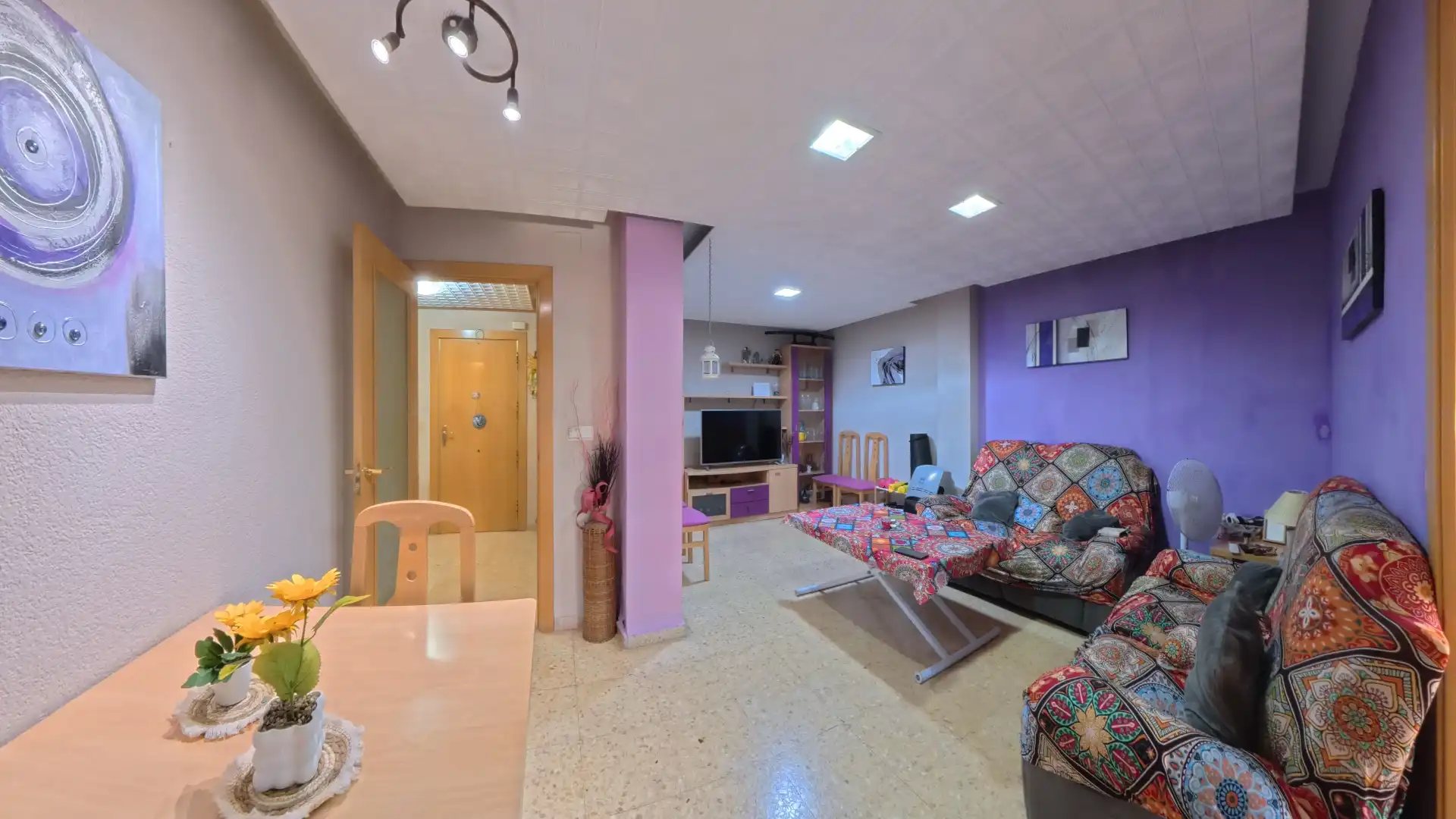 Sala de estar de Piso en venta en Valencia con Aire acondicionado, Calefacción y Trastero