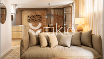 Sala d'estar de Apartament de lloguer en  Barcelona Capital amb Aire condicionat, Calefacció i Moblat