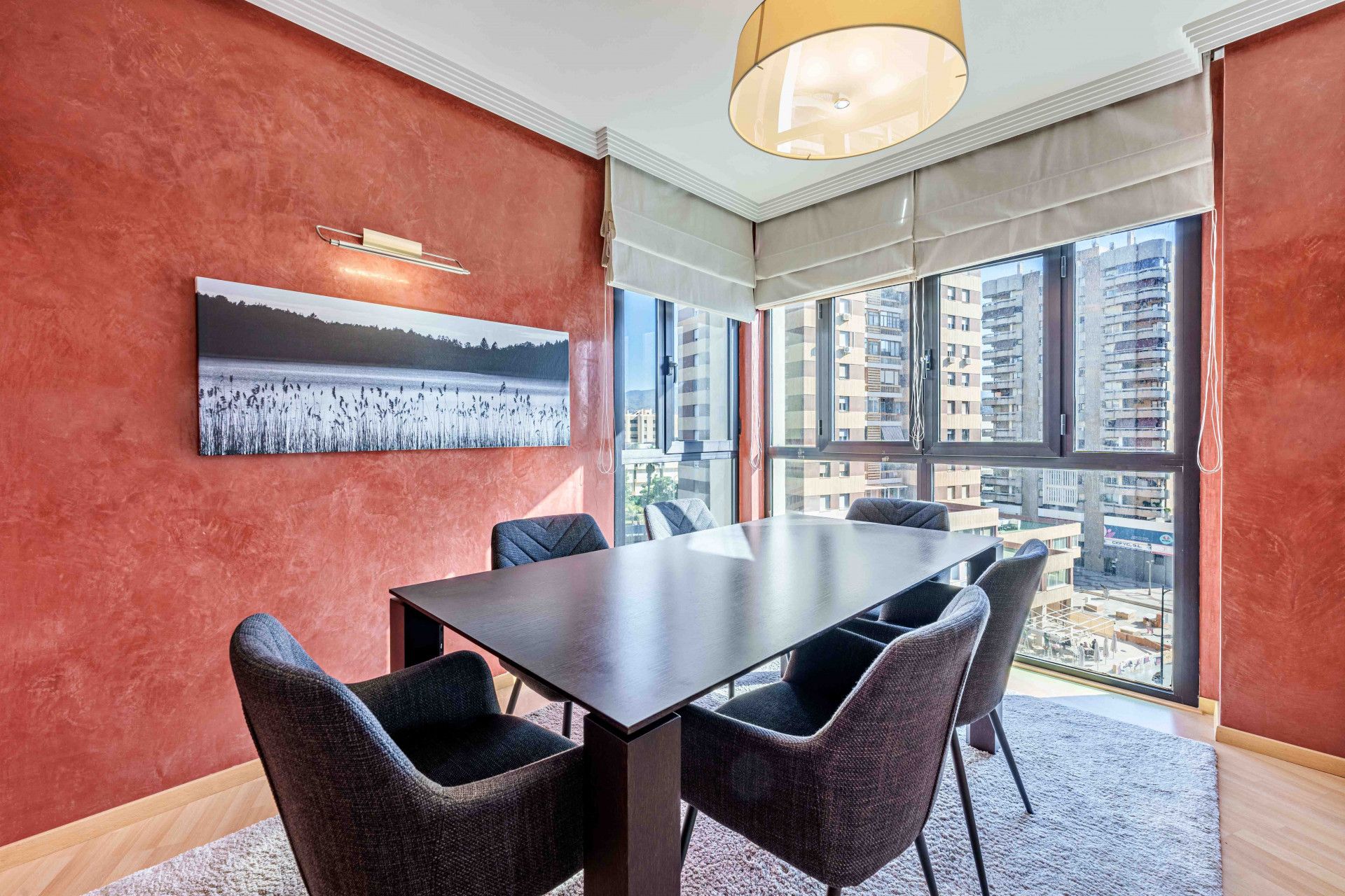 Menjador de Àtic en venda en Málaga Capital amb Aire condicionat, Moblat i Balcó