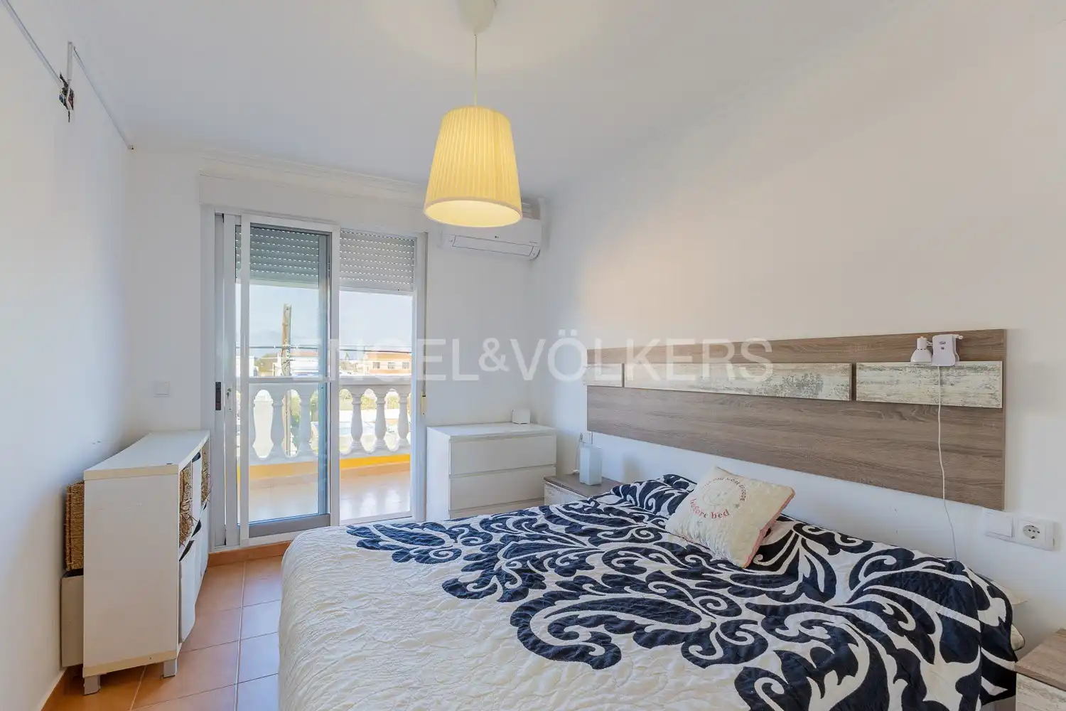 Bedroom of Houses for rent in Cullera  with Air Conditioner, Heating and Private garden