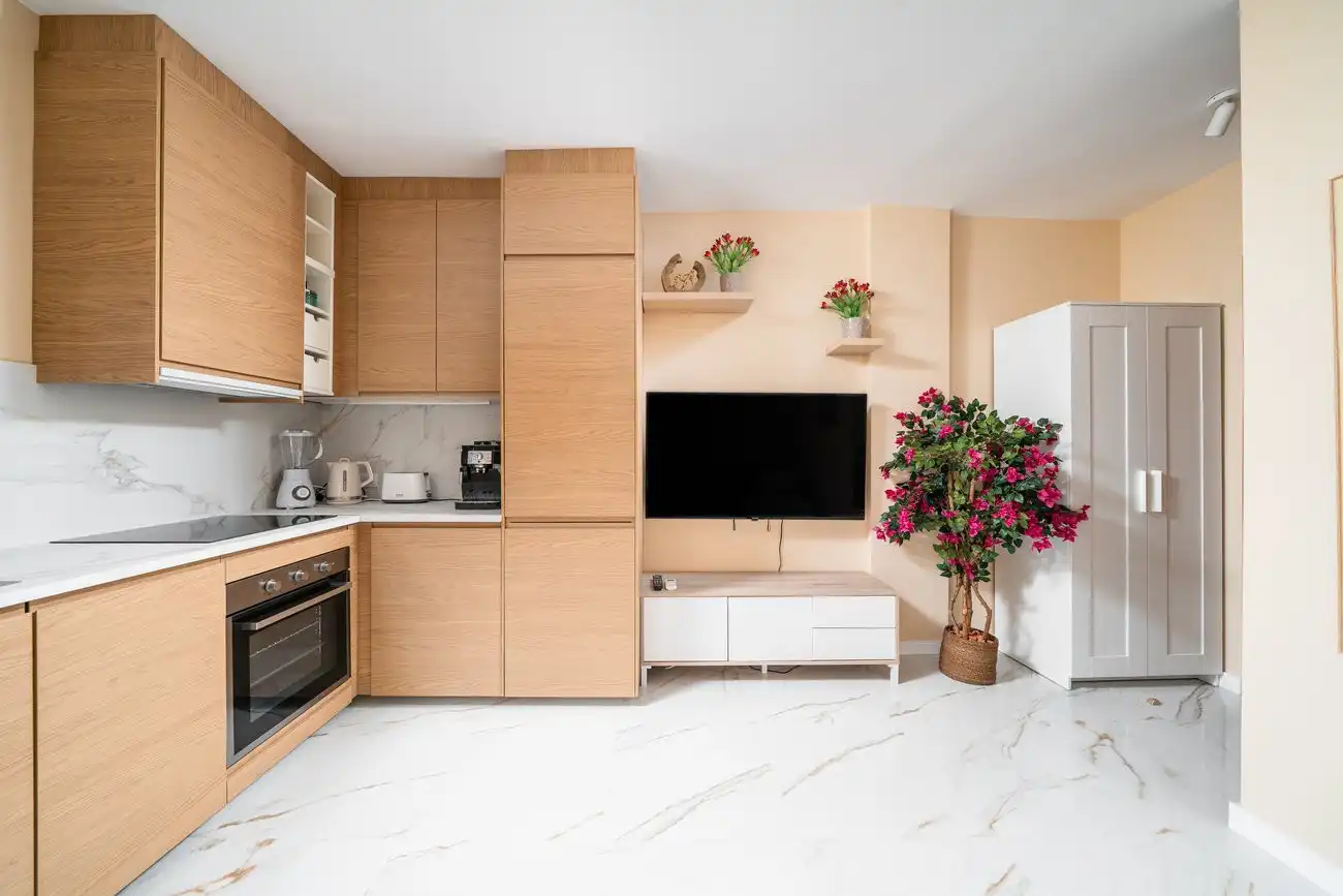 Cocina de Apartamento en venta en Torrevieja con Aire acondicionado, Piscina y Amueblado
