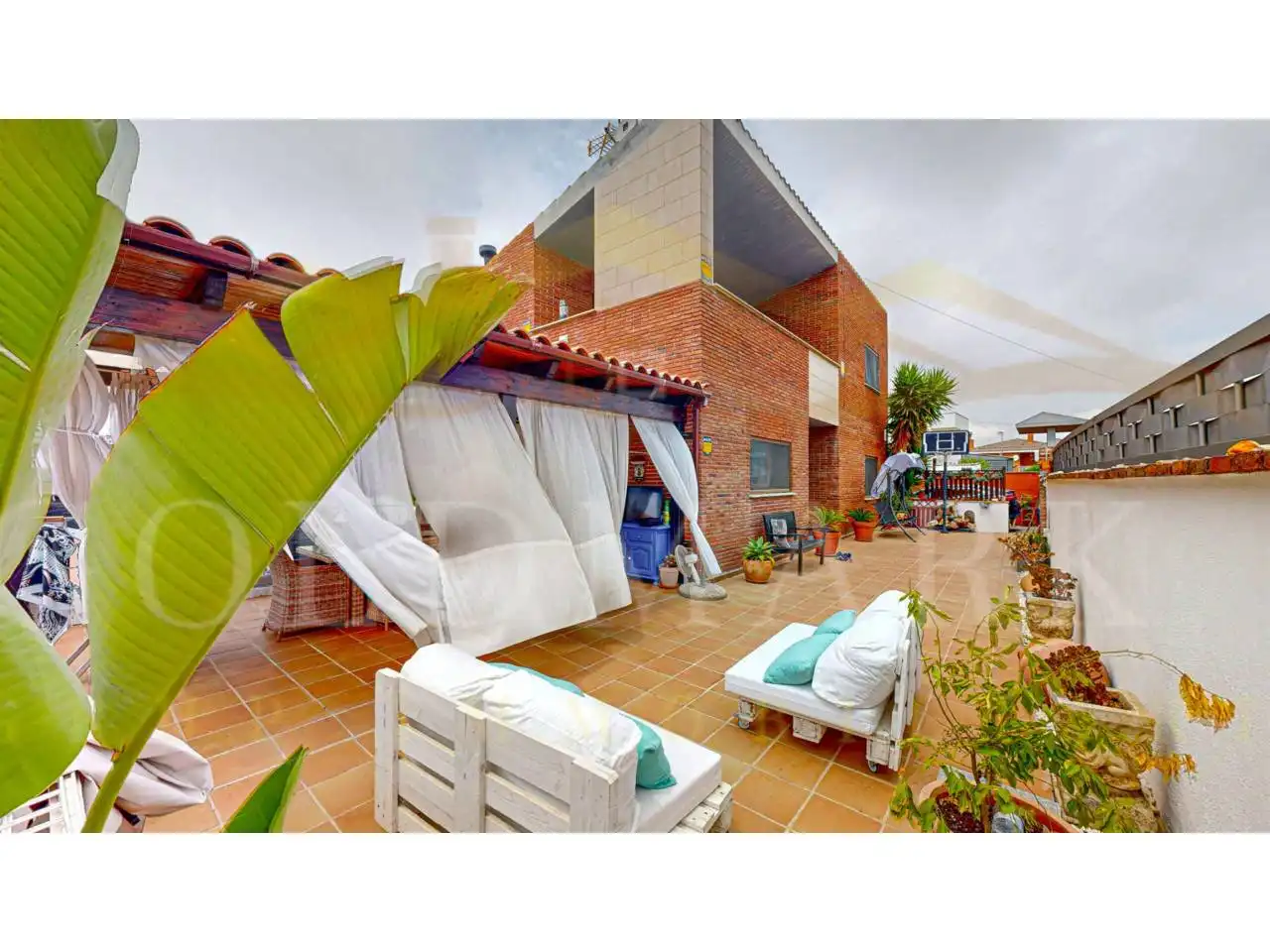 Terraza de Casa o chalet en venta en El Vendrell con Aire acondicionado, Calefacción y Jardín privado