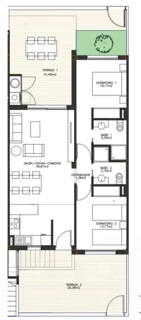 Wohnung mit Pool zur Miete in Balcón de Finestrat - Terra Marina, imagen 17