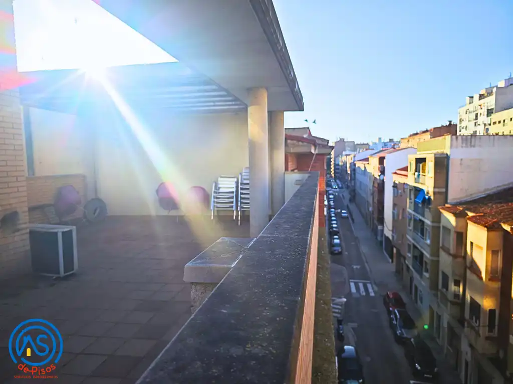 Terraza de Apartamento de alquiler en Zaragoza con Aire acondicionado, Calefacción y Parquet
