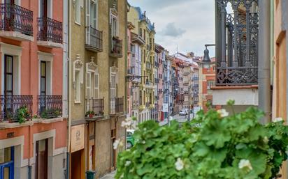 Exterior view of Flat for sale in  Pamplona / Iruña  with Heating, Parquet flooring and Balcony