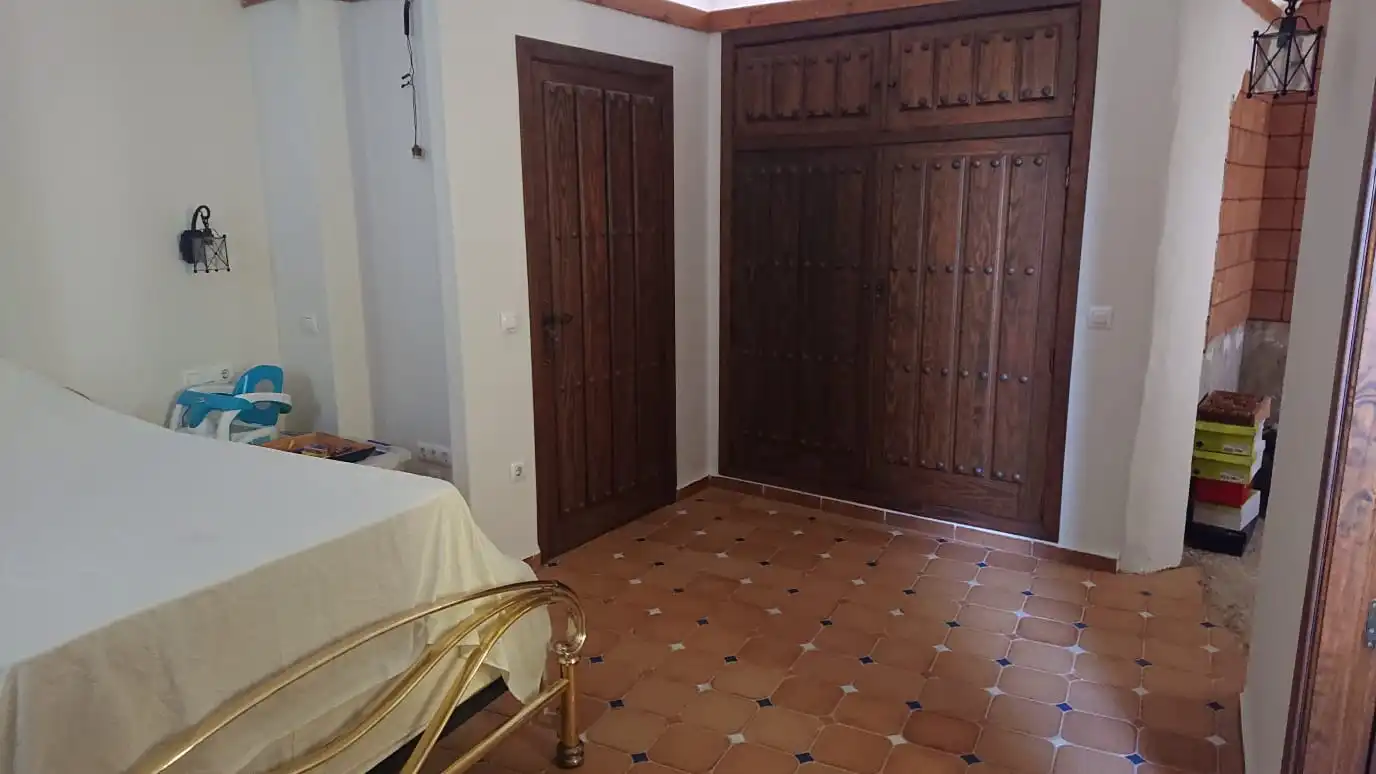 Bedroom of Houses for sale in La Algaba  with Air Conditioner, Heating and Private garden