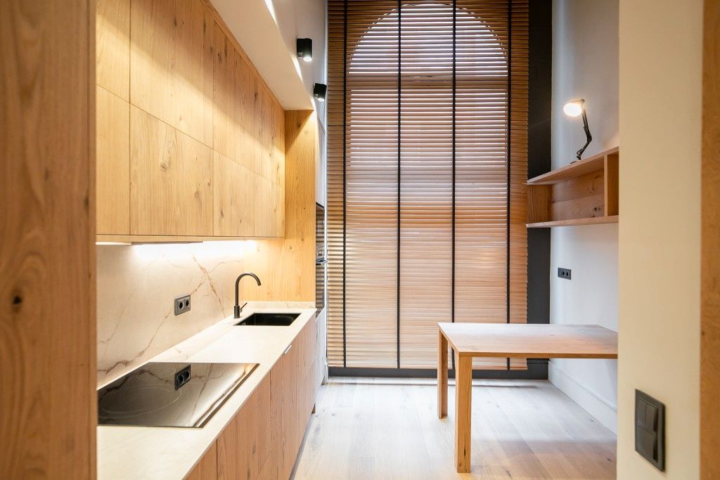 Kitchen of Duplex for sale in  Barcelona Capital  with Parquet flooring and Terrace