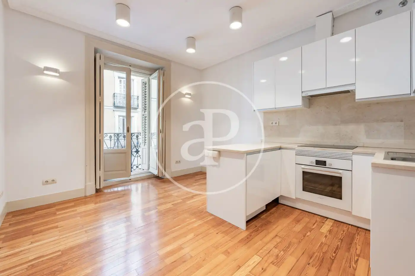 Küche von Wohnung zur Miete in Madrid mit Klimaanlage, Heizung und Balkon