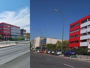 Vista exterior de Nau industrial de lloguer en  Madrid Capital amb Calefacció