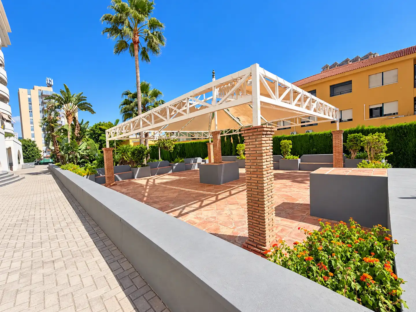 Terrassa de Apartament en venda en Los Boliches 