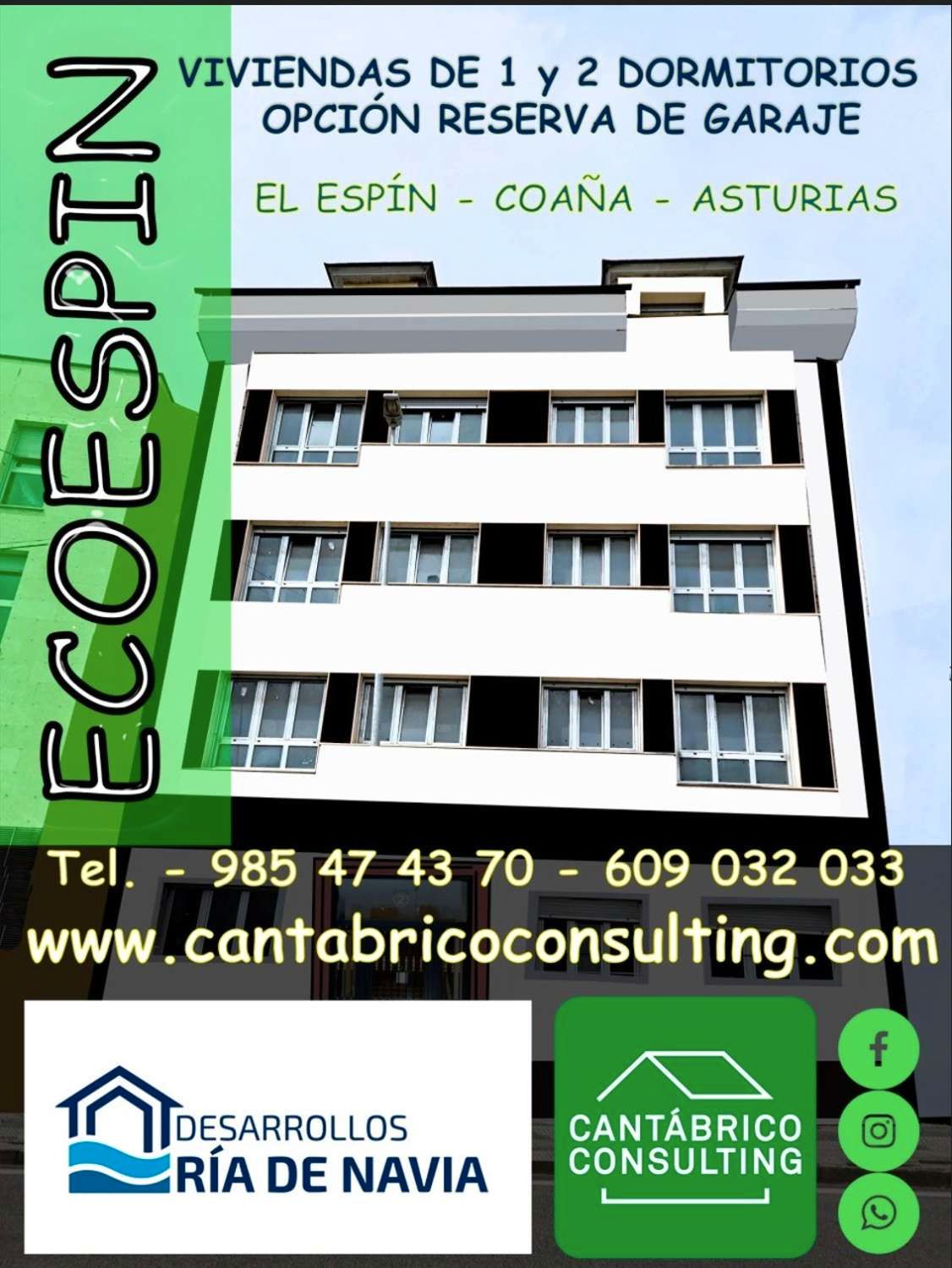 Exterior view of Flat for sale in Coaña  with Heating