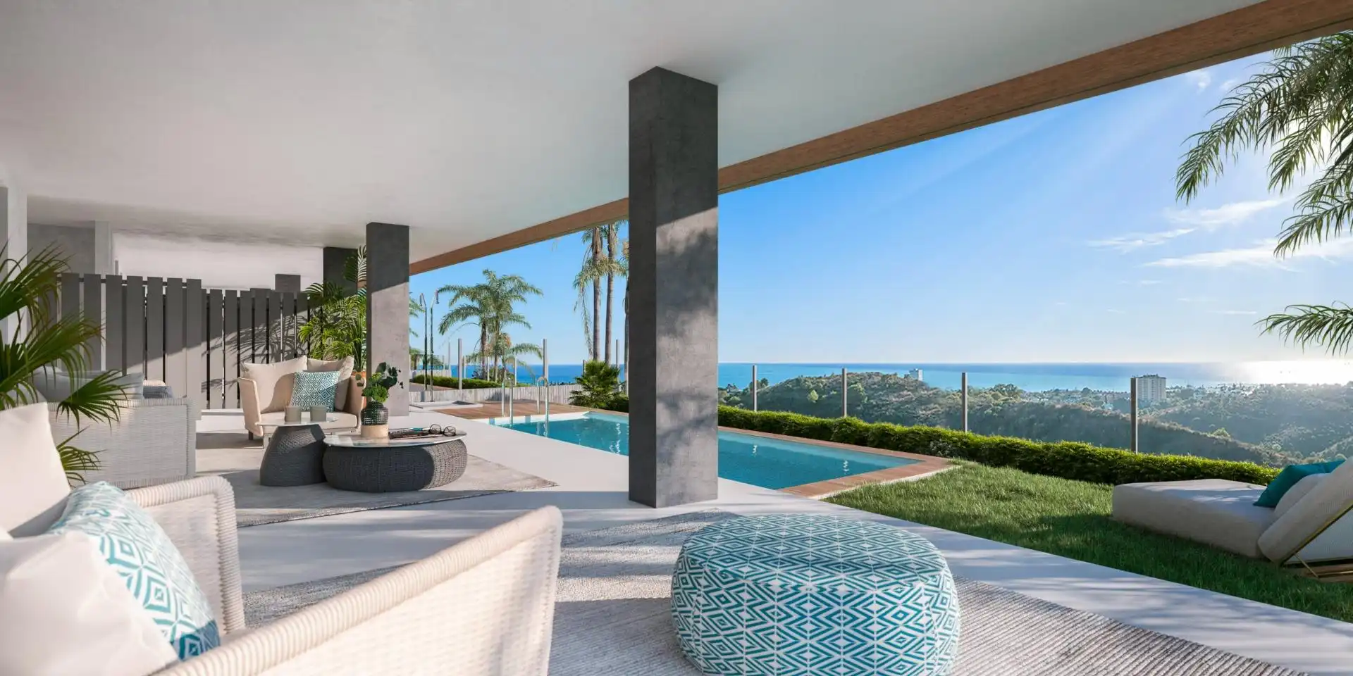 Terrace of Attic for sale in Marbella  with Air Conditioner, Heating and Private garden
