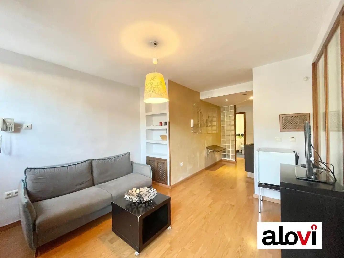 Living room of Apartments for rent in Granada  with Air Conditioner and Furnished